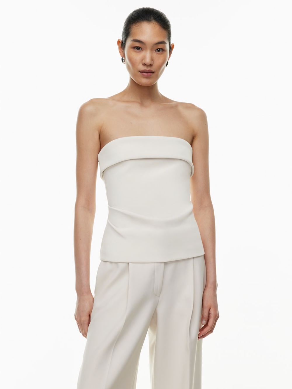 Aritzia Babaton Eyecatcher Strapless Tube Top in Beige Size XS - Picture 3 of 12
